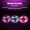 Silikon Cock Ringe Verzögerung Ejakulation Penis Ring Cock Lock Erotische Donuts Cockring Sex Spielzeug für Männer Sex Produkte