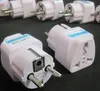 100Pcs/lot Universal 2 Pin AC Power Electrical Plug Adaptor Converter Travel Power Charger UK/US/AU To EU Plug Adapter