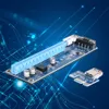 Freeshipping 20pcs PCIe PCI-E PCI Express 라이저 카드 16x USB 3.0 데이터 케이블 1x에서 4pin IDE Molex 전원 공급 장치 (BTC 마이닝 용)