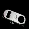 100PCS Multifunction Bottle Opener Large Stainless Steel Flat Bottle Opener Tool Bar Beer Wine Openers Two Size choose