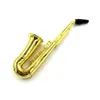 Livraison gratuite Marque New Saxophone poignée de traitement cuillère fumer pipe en métal tuyau pour herbe sèche