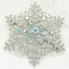 Wholesale Rhinestone Christmas Snowflake Pin brooches Pendant C101927