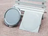 62mm Round Compact Mirror Blank + autocollant époxy Miroir de maquillage en métal Petit miroir de poche Silver miroir M0832 DHL LIVRAISON GRATUITE