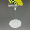 Base Dia.9 cm POP rotatif signe affichage étiquette de prix Memo Clip Holder Round Stands Afficher le prix étiquette papier 20 pcs