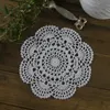 Lot of 24 pcs crocheted doilies, 4 Beige 14 White 6 Pink 4"-6"-7"-8"-9" , hand crochet tablecloth for Party Home Textile Table Napkin decor