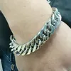 316L Edelstahl Männer Frauen Schmuck Mode Handgelenk Ketten Armbänder Punk Hip Hop Armreif ed Pulsera Gold Silber 22 5 cm 1 5 cm269t