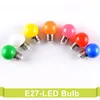 E27 220V SMD 2835 Bombillas Lamparas 1W 3W Colorful Led Bulb For chandelier New Year Christmas Decoration Red Blue LED Lights free shipping
