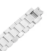 Men Stainless Steel Hip hop Style Bracelet 24k Gold Silver Watch Band Bracelet Link Fashion Punk Jewelry 15mm 21mm264y