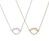Mode Knoop hanger kettingen Een mooie knopen hangende necklacespersonaliteit liefde complexe sleutelbeen ketting kettingen voor dames5016594