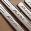 High Quality 4 Piece external stainless steel door sill scuff plate for FORD KUGA 2013 2014 car sticker cover