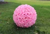 30 CM/12 "nouveau cryptage artificiel Rose fleur de soie embrasser boules boule suspendue ornements de noël décorations de fête de mariage