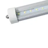 FA8 싱글 핀 T8 LED 전구 튜브 조명 냉각 화이트 냉각 커버 8Feet Tubes SMD2835 192LEDS 4500LM 45W AC85-265V 25P