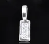 100 sztuk Charms Silver Plated Tag Klej na poraiści 26x8mm ustalenia hurtowa biżuteria DIY DIY