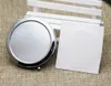 Pocket Mirror Blank Makeup Mirror Magnifying Mirror with Resin Epoxy Sticker Silver Miroir #M070S DROP SHIPPING