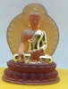 Nieuwe Boeddha Standbeeld Apothekers Lapis Lazuli Licht 7 Kleuren Golding Glazed Showy Medicine Guru Boeddha Boeddhism Statue in het land