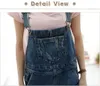 Partihandel-2022 Womens Ladies Baggy Denim Jeans Full Length Pinafore Dungaree Total Jumpsuit