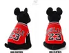 2017 heißer Verkauf Hund Sommer Kleidung Haustier Sport Mesh Weste Basketball Kleidung Teddy Kleidung Größe XXS XS S M L schwarz Rot Farbe