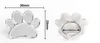 Whole Cute Footprint Round Design Maniküre Gelpoliermittel Nageldruckmaschine für Handring Airbrush Schablone DIY Nail Art Pal4347487
