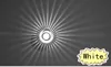 Lamps 3W LED wall light silver porch decoration sun flower lamp AC100240V shadeless for indoor LED wall lamp sconce living room bedroom