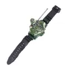 2 pièces/ensemble jouet Radio bidirectionnel multifonctionnel avec boussole loupe réflecteur talkie-walkie jouets enfants montre-bracelet de Style militaire