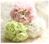 Hand bouquet 26 cm/10 inch Artificial Subshrubby peony flower Silk Flower For Party Home Decoration Wedding