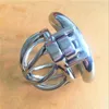 New Latest Design 45mm Length Super Small Male Cock Cage Bondage Device Peins Lock BDSM New Sex Toy Stainless Steel Belt7637122