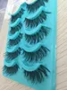 5 parsSet False Eyelashes Black Cross Fake Eyelash Natural Long Make Up Eye Lash Extension7314889