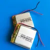 3.7 V 600 mAh Lithium Polymer Rechargeable Battery LiPo células de energia Para MP3 MP4 fone de ouvido DVD GPS câmera do telefone móvel psp Brinquedos 603030