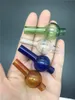 Universal Colorful glass bubble carb cap round ball dome for XL thick Quartz thermal banger Nails glass water pipes, dab oil rigs