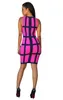 Brand newwest Printed vest Runway Dresses skirt explosion nightclub sexy dress NLX009