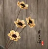 fiore essiccato conservato fiore fresco famiglia mazzi decorativi fiore artificiale Foto puntelli Fiori fatti a mano tornare al tipo antico