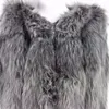 Atacado- Hongzuo Brand New Cinza Faux Fur Colete Homem Moda Inverno Grosso Homens Coletes Sem Mangas Casaco Outerwear Casacos PC2081