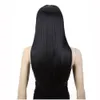 Women Girls Long Straight Cosplay Black Dark Brown Light Brown 70 Cm High Quality Synthetic Hair Wigs