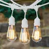 Hot deals Bulbs string Outdoor decoration lamp Weatherproof Commercial-Grade Light Set,48Watts, 25-Ft-12bulbs festive noble and Happy party