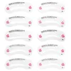 24pcs / lot wenkbrauw stencils 24 stijlen herbruikbare wenkbrauw tekening gids kaart brow grooming sjabloon DIY make-up gereedschap groothandel