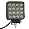 4 ''pouces 48w carré LED lumière de travail hors route spots camion lumières 4x4 tracteur Jeep feux de travail antibrouillard pour Jeep cabine bateau SUV camion voiture