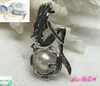 Love Wish Pearl Cages Locket Neskwater Pearls Oysterペンダントネックレス（パール缶詰を除く）マーメイドペンダントネックレス