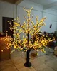 Ao ar livre led artificial flor de cerejeira árvore luz lâmpada árvore de natal 1024 pçs leds 6ft18m altura 110vac220vac à prova chuva gota sh4183488