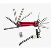 11 i 1 Cykel Mountain Road Bike Tool Set Cykel Cykling Multi Function Repair Tools Kits Skiftnyckel Skruvkedja Cutter Partihandel