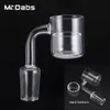 Accesorios para fumar con banger térmico de nuevo diseño con reactor de núcleo térmico de fondo duro y recipiente interior para bongs de vidrio para plataformas petrolíferas en Mr_dabs