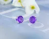 Or blanc plaqué couronne Zircon boucles d'oreilles pour femmes filles dames femme cristal anneaux bijoux de mariée prix de gros