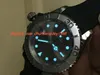 Top Quality Relógio De Pulso De Luxo 116622 Mens Aço Ródio Platinum Dial Mão Do Bebê Azul 40 MM Pulseira De Borracha Homens Mecânicos Relógios
