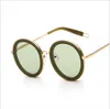 Les nouvelles lunettes de soleil joker 1793 hommes et femmes pour restaurer les anciennes lunettes de soleil rondes Tendance de la mode des lunettes de soleil Marine