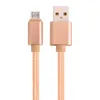 Stof gevlochten koord dikker type c kabels micro 5pin od5.0 nylon USB -gegevensladerkabel voor Samsung S4 S6 S7 Edge HTC LG Sony