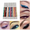 Wholesale- 2016 Mina New 1 Set Professional Eye Shadow Lip Liner Eyeliner Pen Pencil  12 Color