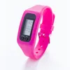 Podomètre numérique LED Bracelets intelligents Multi Watch Silicone Run Step Distance de marche Compteur de calories Bracelet électronique Podomètres colorés Meilleure qualité