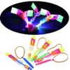 LED FLIER FLYER LED Flying Amazing Arrow Helicopter Flying Paraply Kids Toys Amazing S Lightup Parachute Gifts Sea O3987435