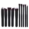 10 pcs mini pincéis de maquiagem conjuntos Profissional Fundação Bb Creme Rosto Pó De Nylon Cabelo Kabuki Make Up Brush Kits Tools