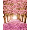 Roze kersenbloesems achtergronden voor foto studio bloemblaadjes overdekte weg kinderen kinderen bloem achtergrond vinyl floral fotografie achtergrond