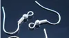 200st Silver Plated Drop Earring Hooks For Women Dress Brand Findings Hook Earrings Eardrop Making Accessories Girls Bijoux A3594975962